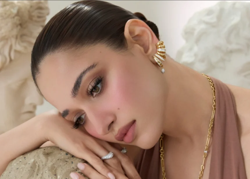 Tamannaah Bhatia wears sculptural gold jewellery from TFJ #MoldedByTFJ collection