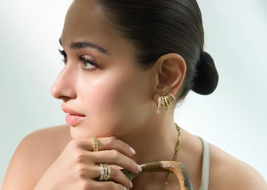 Tamannaah Bhatia showcases TFJ #MoldedByTFJ sculptural jewellery collection
