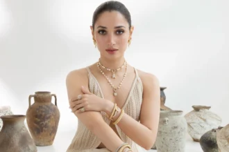 Tamannaah Bhatia showcases TFJ Snow & Gold sculptural fine jewellery