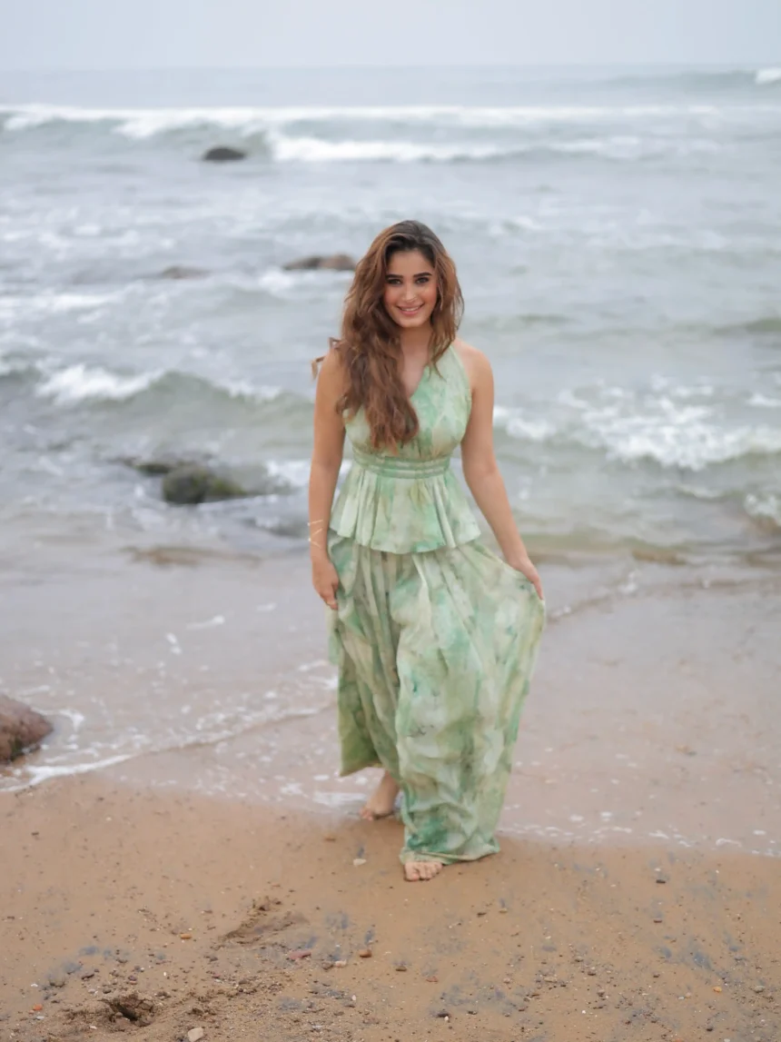 Rasha Thadani Brings Coastal Glamour to Vizag