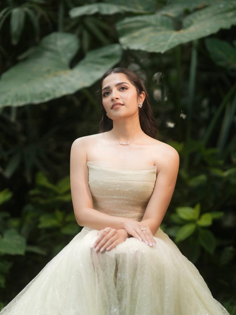 Rukmini Vasanth Turns Soft Romance Into Modern Elegance in an Ivory Montsand Gown 14 771709080 18614302180006854 2601764214789059050 n Hunterfly Style A Tulle Skirt With a Whisper of Shimmer