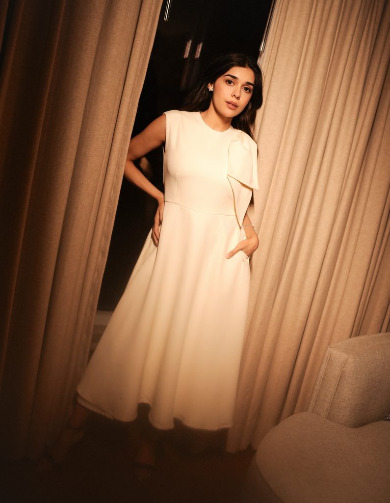 Rukmini Vasanth Captures Timeless Elegance in an Ivory Draped Dress 18 771893421 18616718827007878 4603902772708998386 n Hunterfly Style Caption Ideas for the Aesthetic