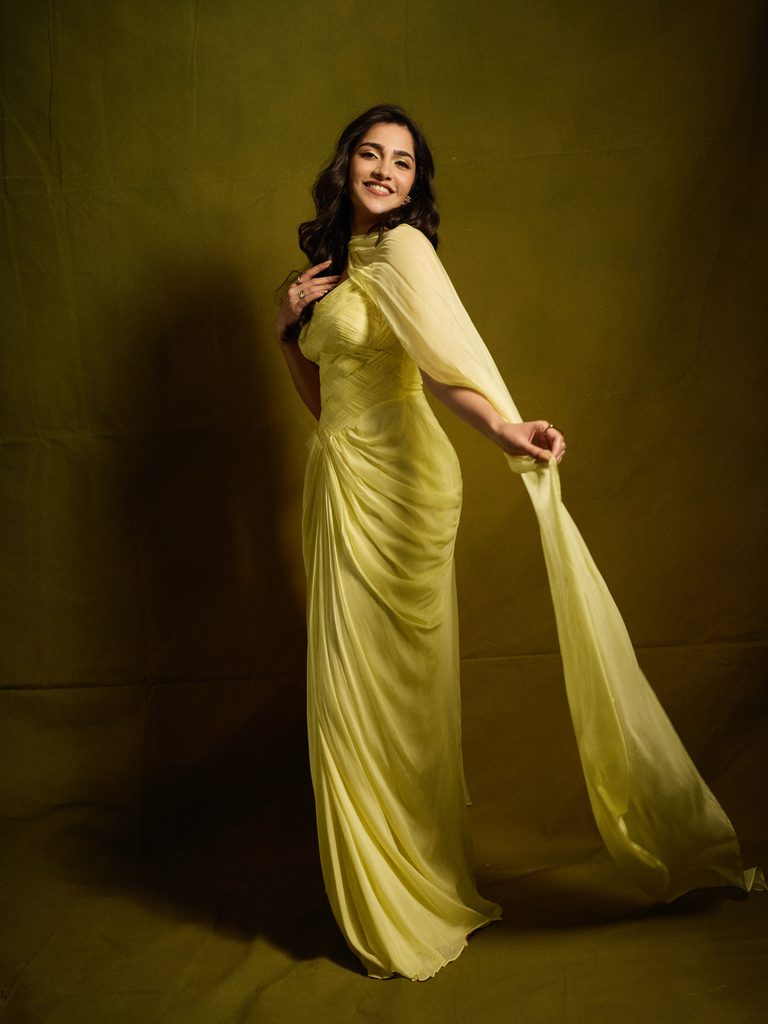Rukmini Vasanth Makes a Case for Butter Yellow at the Toxic Music Launch in a Draped Zwaan Official Gown 12 774514185 18616071646006854 143954989201037847 n 768x1024 1 Hunterfly Style Rukmini Vasanth's butter-yellow gown turns softness into statement dressing