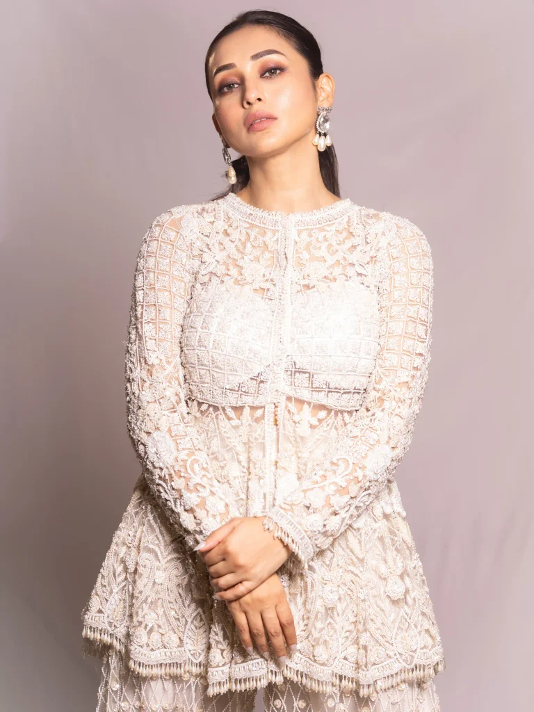 Mimi Chakraborty’s Ivory Sharara Look: How Monochrome Festive Fashion Gets a Modern Upgrade 17 779134134 18632119282038210 8098919189124714673 n 8 11zon 768x1024 1 Hunterfly Style Modern Meets Traditional Without Looking Costume-Like
