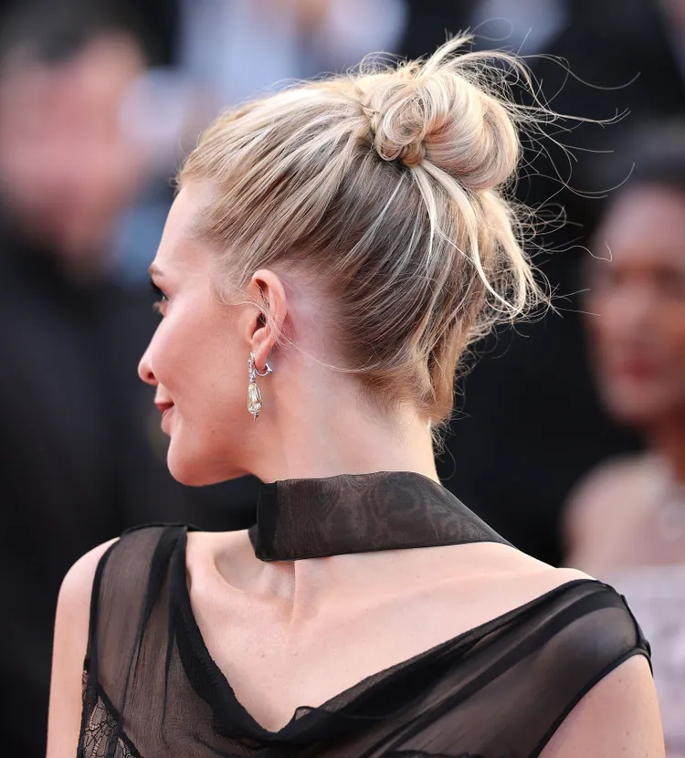 1. The Modern Undone Bun