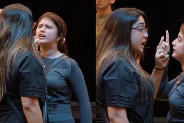 Arishfa Khan and Amrapali Dubey during a heated Bigg Boss 20 confrontation