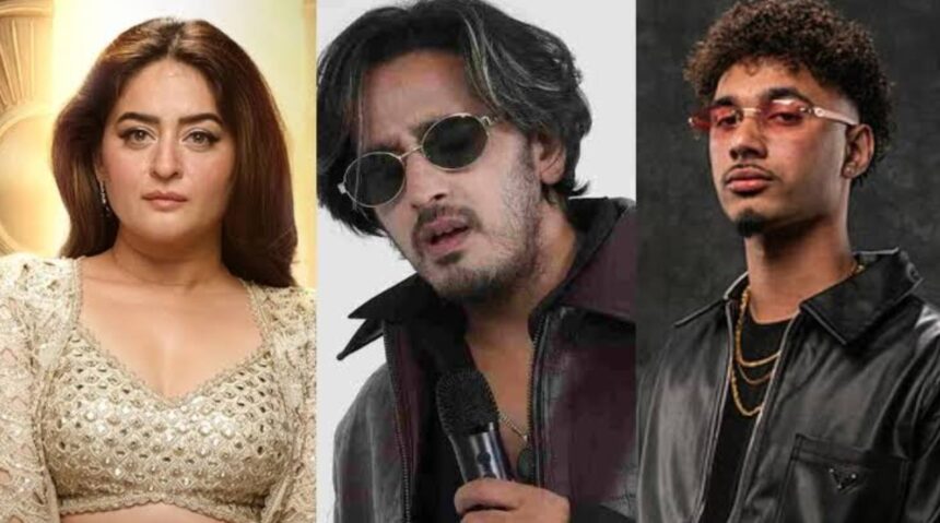 Mahhi Vij, Qazi Tauqeer and Bigg Boss 20 contestants during Episode 2