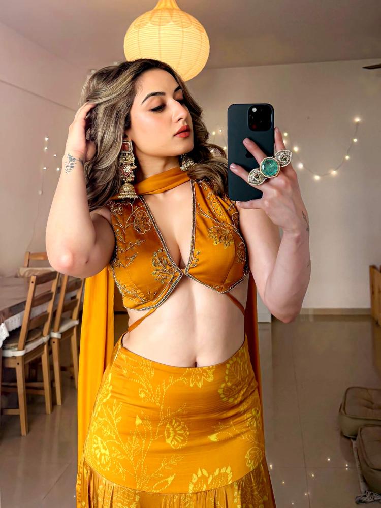 1. Pastel Yellow Sharara