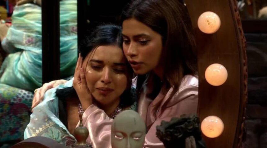 Hunterfly 2025 09 09 154652 Bigg Boss 19 contestant Tanya Mittal crying during nomination task