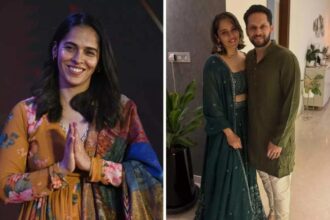 Saina Nehwal and Parupalli Kashyap share a moment after reconciling following temporary separation