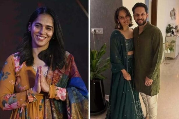 Hunterfly 025 11 26 112226 Saina Nehwal and Parupalli Kashyap share a moment after reconciling following temporary separation