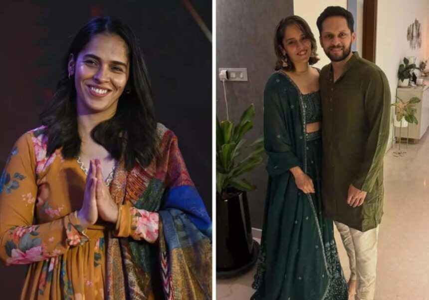 Saina Nehwal and Parupalli Kashyap share a moment after reconciling following temporary separation