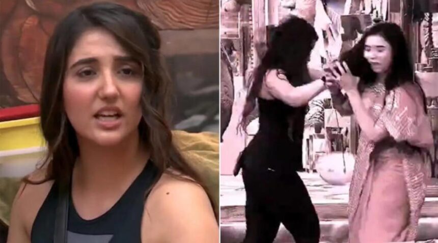 Hunterfly 025 11 27 170914 Ashnoor Kaur and Tanya Mittal in Bigg Boss 19 clash during Ticket to Finale Challenge