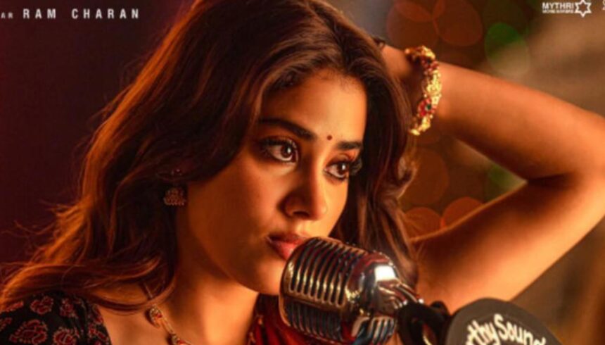 Hunterfly 2025 11 01 215102 Janhvi Kapoor first look as Achiyyamma in Ram Charan starrer Peddi