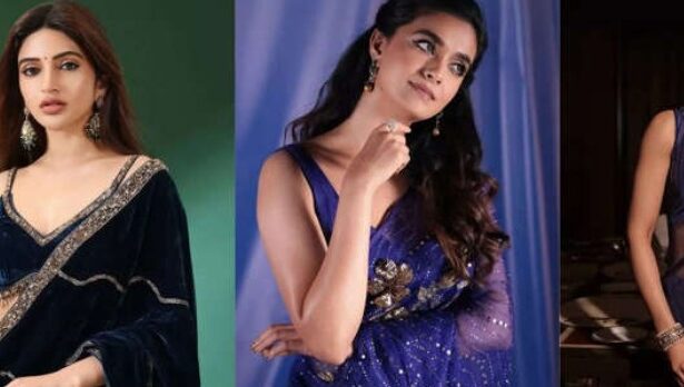 Hunterfly 2025 11 04 092451 From Samantha to Sreeleela: Navy Blue Sarees Become South India’s Hottest Fall Trend