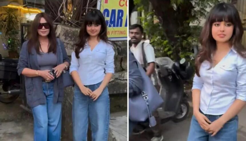 Ariana Mukherjee poses outside salon sparking Selena Gomez comparisons