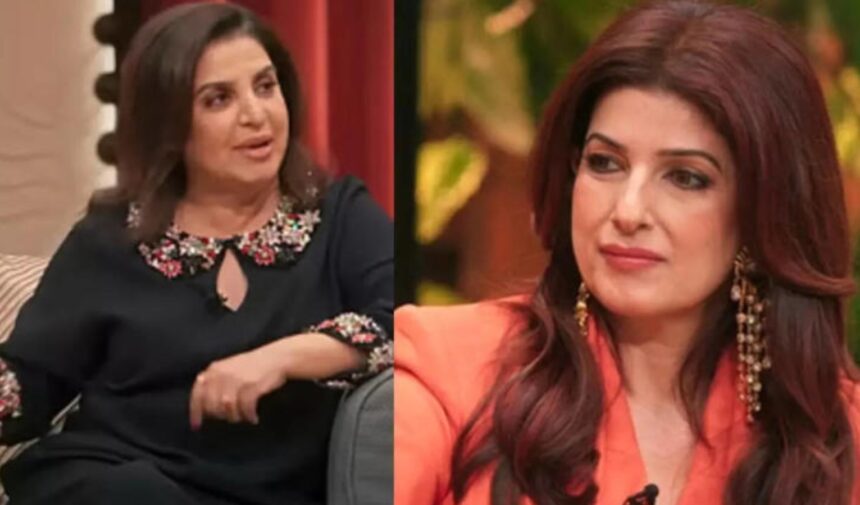 Farah Khan with Twinkle Khanna and Ananya Panday on Amazon Prime talk show