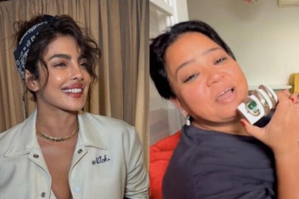 Bharti Singh flaunting Bvlgari Serpenti watch, Priyanka Chopra reacting
