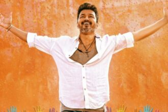 Hunterfly 2025 11 11 174718 Thalapathy Vijay in Jana Nayagan promotional poster
