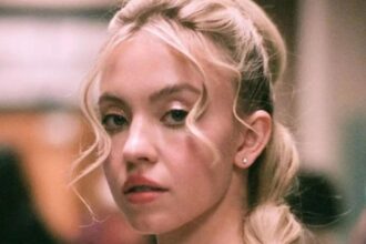 Sydney Sweeney promoting American Eagle collection