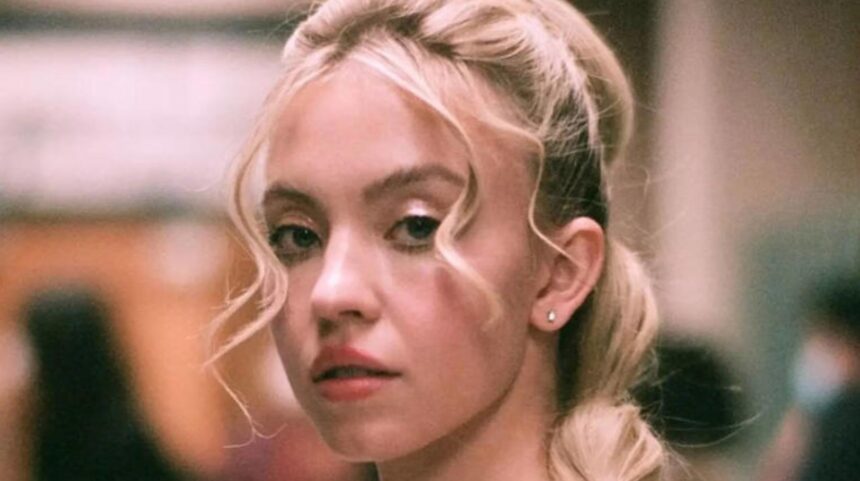 Sydney Sweeney promoting American Eagle collection