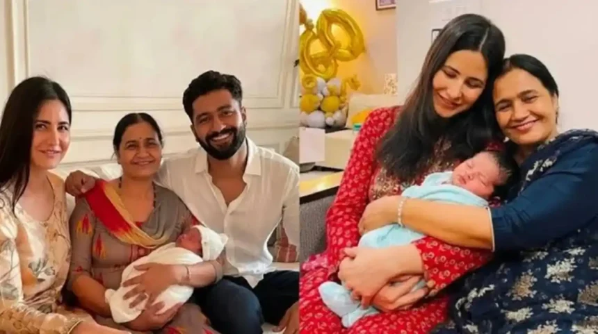 Hunterfly Katrina Kaif Vicky Kaushal Pose With Newborn Baby Boy 11zon