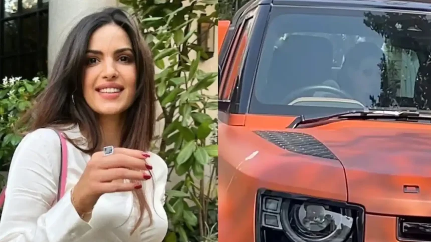 Hunterfly Natasa Stankovic Spotted in Mumbai With Her New ₹3.04 Crore Orange Land Rover Defender 1 Hunterfly Natasa Stankovic Spotted in Mumbai With Her New ₹3.04 Crore Orange Land Rover Defender 1