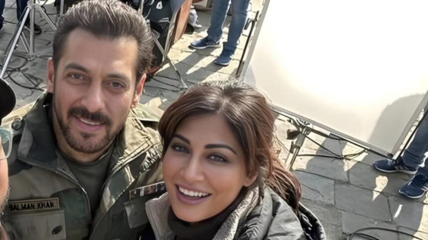 Hunterfly 025 12 06 162131 Salman Khan and Chitrangada Singh in Indian Army uniforms on Battle of Galwan set