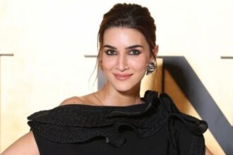 Kriti Sanon in black gown with thigh-high slit at Red Sea International Film Festival 2025