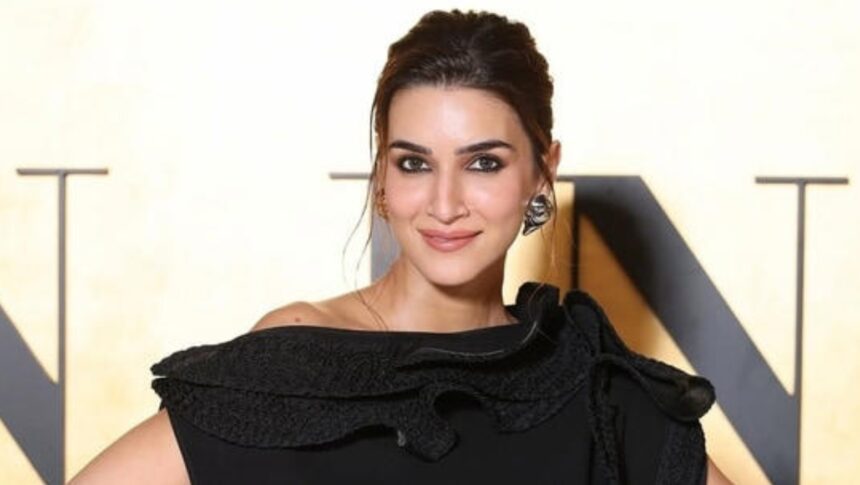 Kriti Sanon in black gown with thigh-high slit at Red Sea International Film Festival 2025