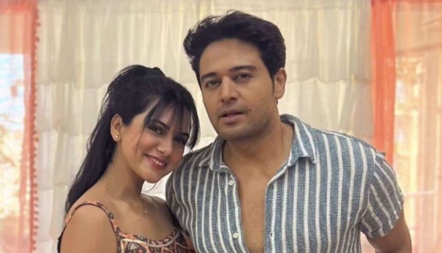 Gaurav Khanna and Akanksha Chambola smiling together