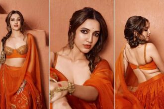 Neha Shetty in burnt-gold festive photoshoot