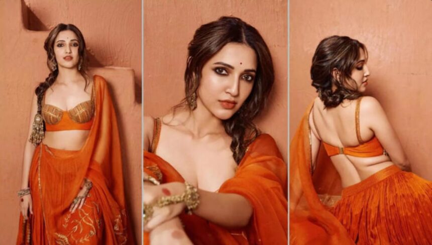 Neha Shetty in burnt-gold festive photoshoot