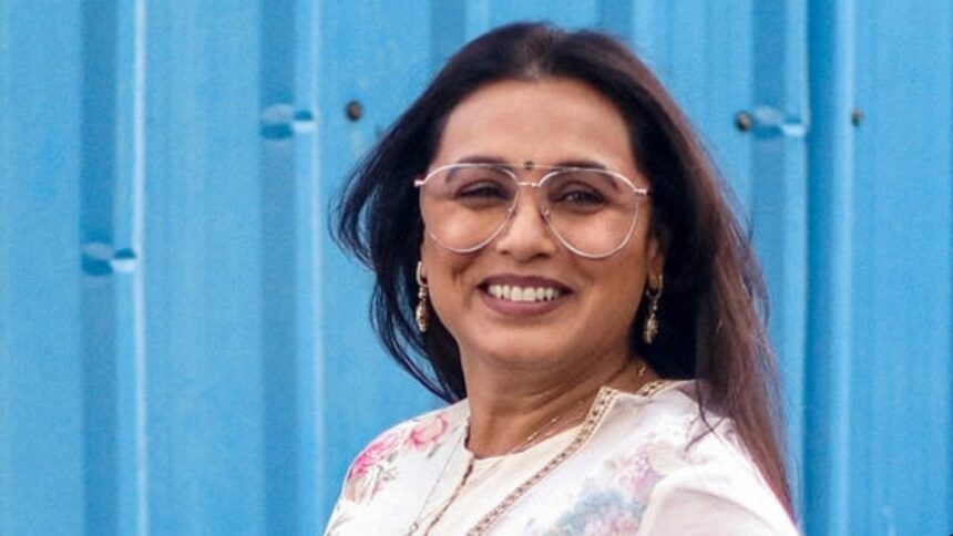 Rani Mukerji during an interview discussing relationships and gender roles