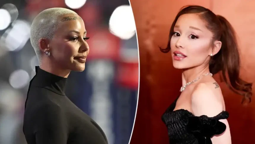 Hunterfly Amber Rose Slams Ariana Grande Over ICE Protest Call 11zon