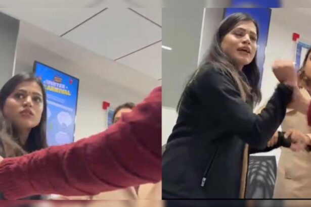 HDFC Bank Kanpur viral argument video