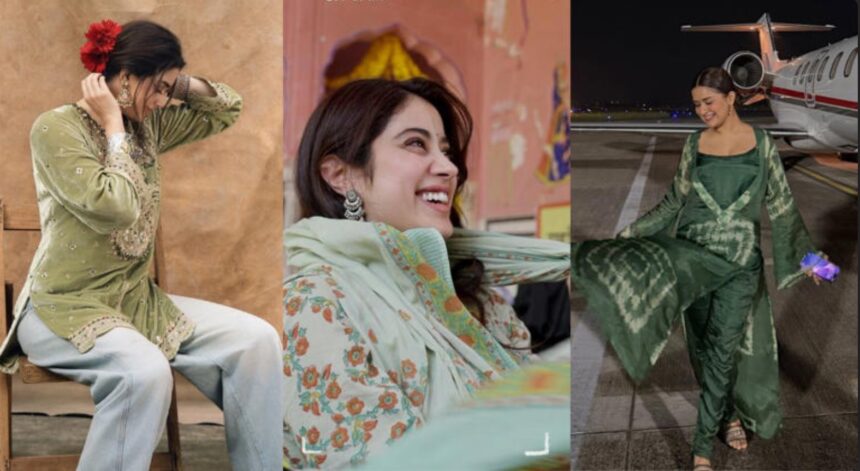 Bollywood-inspired minimal green ethnic outfits for Maha Shivratri 2026 temple visit