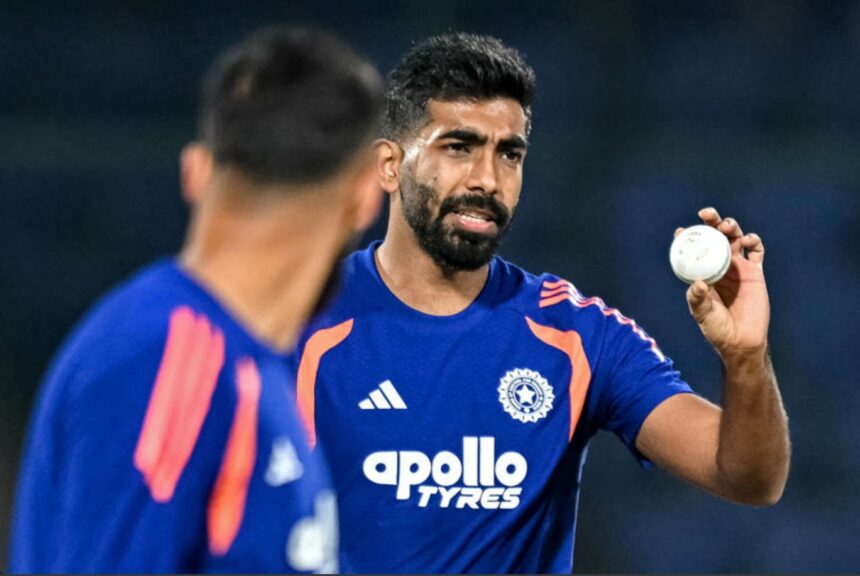 Jasprit Bumrah and Sanju Samson during India vs Namibia match