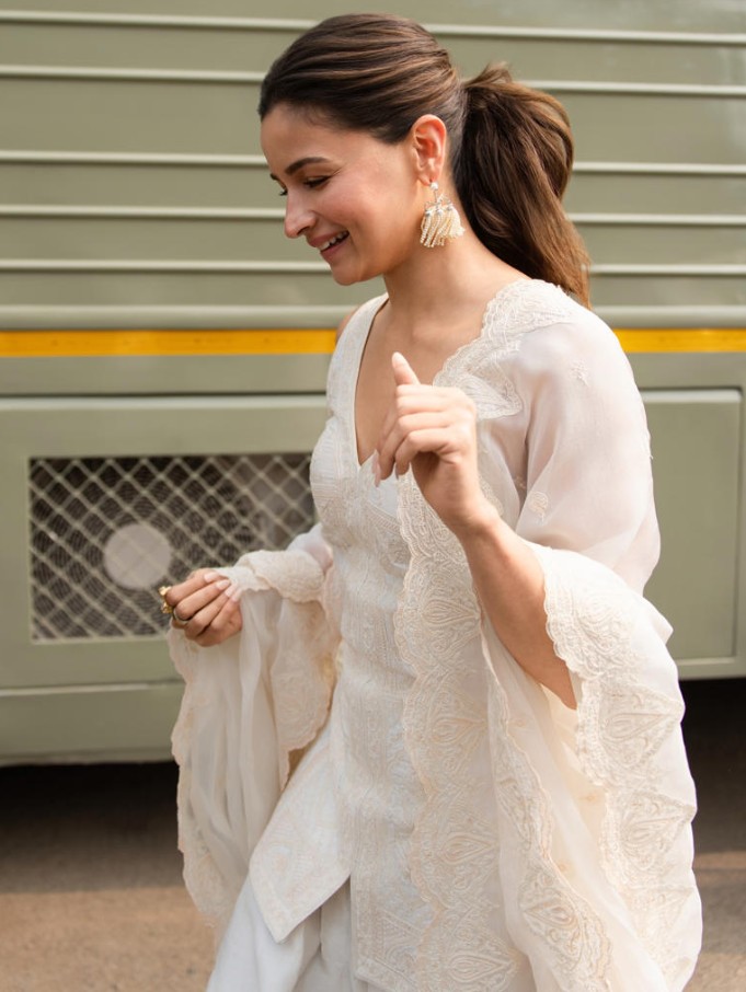 Alia Bhatt Vs Triptii Dimri: Who Nailed The Ivory Ethnic Suit Look?