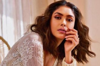 Mrunal Thakur addressing wedding rumours during a media interaction in 2026
