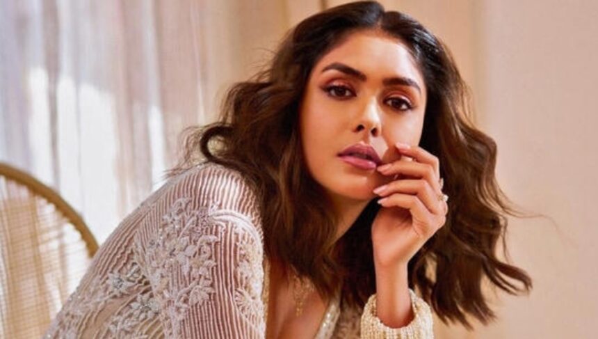 Mrunal Thakur addressing wedding rumours during a media interaction in 2026
