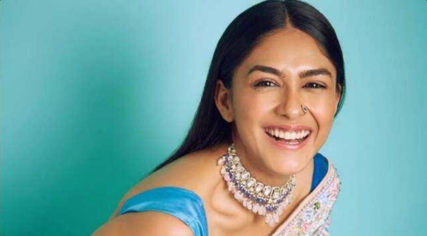Mrunal Thakur speaking about balancing Bollywood and South film projects