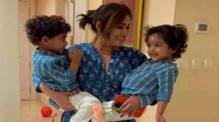 Hunterfly 026 02 27 135428 Nayanthara with husband Vignesh Shivan highlighting modern motherhood