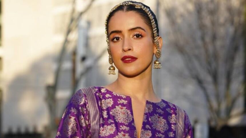 Sanya Malhotra performs at WPL Eliminator