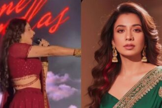 Jasmine Sandlas performing at Delhi concert where she halted the show over safety concerns