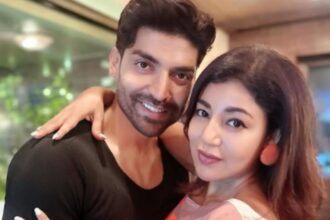 Gurmeet Choudhary and Debina Bonnerjee with their daughters