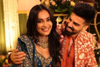 Surbhi Jyoti and Sumit Suri announcing pregnancy on Instagram