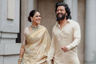 Riteish and Genelia Deshmukh at an event together