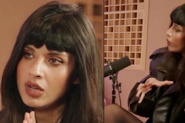 Jameela Jamil speaking about modern parenting and gender stereotypes in 2026
