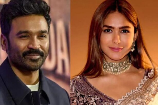 Hunterfly 2026 02 23 085822 Mrunal Thakur and Dhanush attending film premiere together
